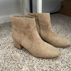Express Tan sued ankle boots
